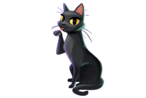Gamehouse halloween cat