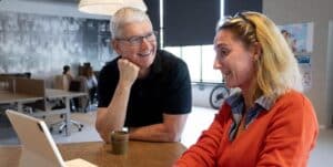 Tim Cook Visit in our offices